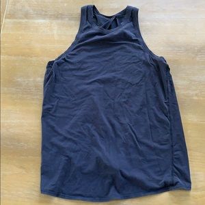 Lululemon, all tied up tank, navy, size 4